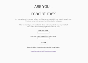 Are you mad? website image